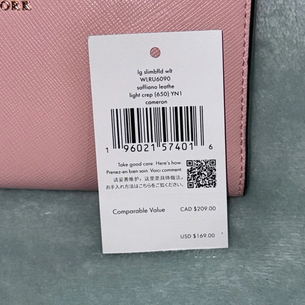 kate spade Blush Pink Wallet